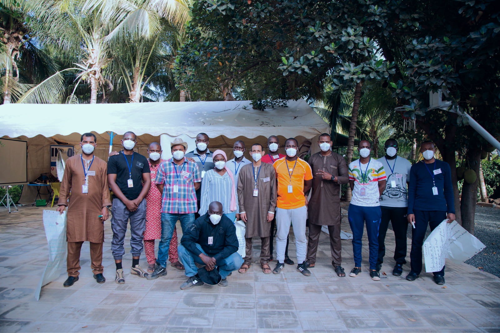All participants during a HEIST training in Bamabo, Mali. Credit A. Risemberg/INSO
