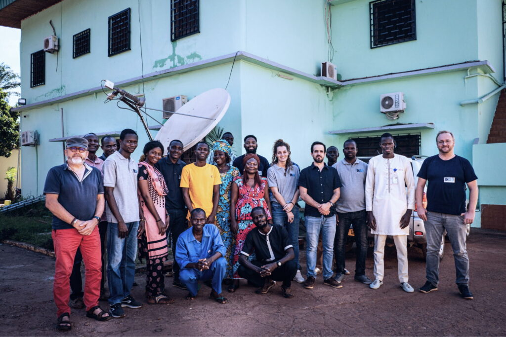 INSO's team in Bangui, CAR. Credit: C. Di Roma/INSO