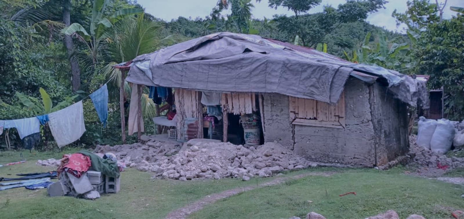 Destruction from the recent earthquake in Haiti. Credit: Georges M. Lolo/ Save the Children