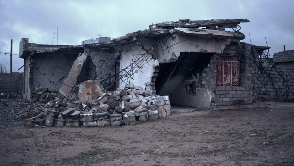 Destroyed building in northern Iraq. Credit: F. Vergnes/INSO