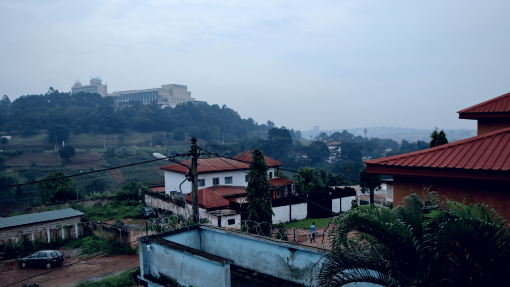View over Yaounde, Cameroon